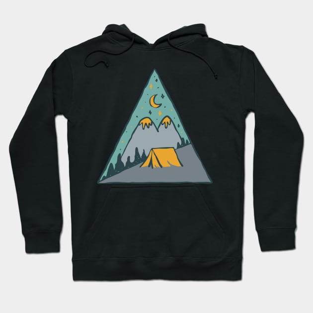 Camp Triangle Hoodie by quilimo